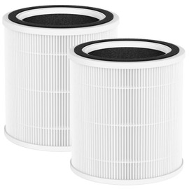 FCFMY 2 Pack AC400 Replacement Filter Compatible with Purivortex AC400 Air Cleaner Purifier, 3-in-1 AC400 Filter, White