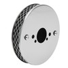 14x3cm High Flow Air Filter Chrome Metal Replacement for SU