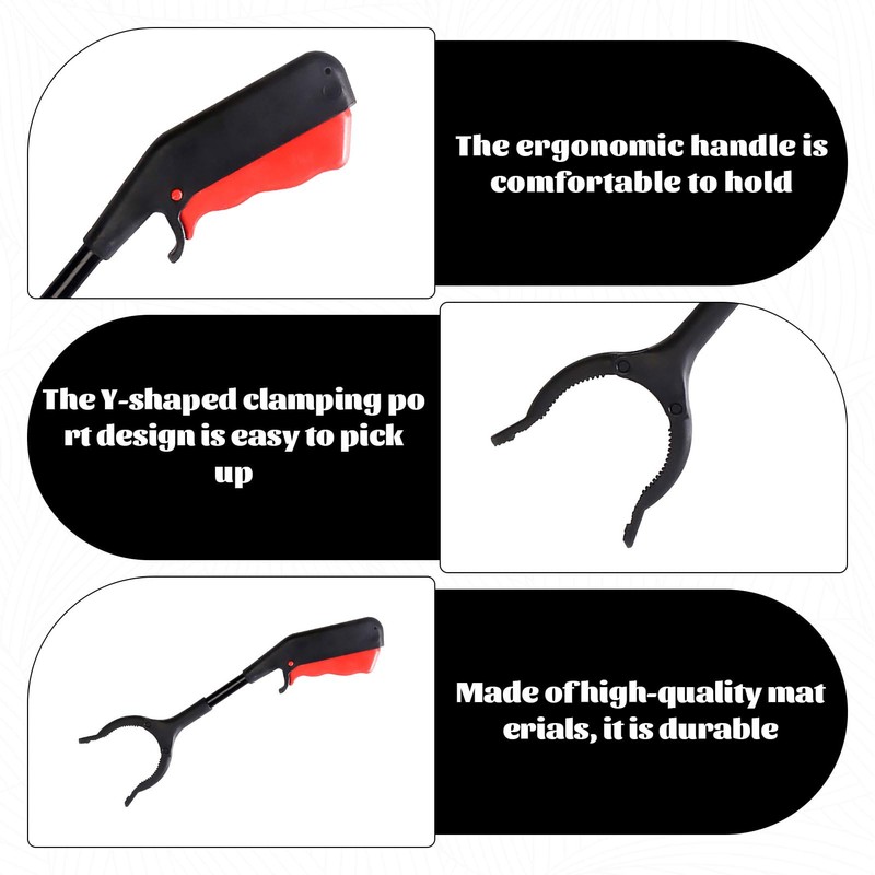 Litter Pickers 2pcs Grabbers for Disabled 30cm Grabber Stick Multifunctional