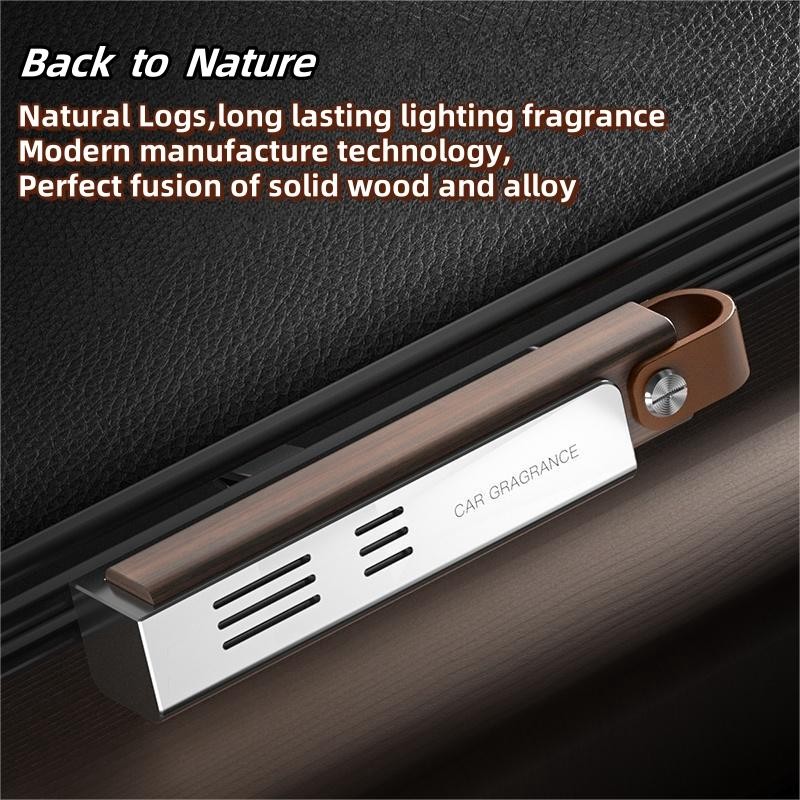 Car Air Fragrance Diffuser,Included Reusable Spare Fragrance Sticks - Color: