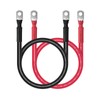 Battery Cables - iGreely 2 Gauge Battery Power Inverter Cables