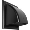 Awenta 150mm Extractor Hood Vent - Black ABS Plastic -
