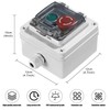 IP67 Outdoor Waterproof Box 2 Push Button (Letter) Emergency Stop