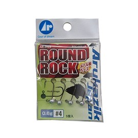 アルカジックジャパン(Arukazik Japan) ジグヘッド ラウンドロック 0.6g #4 25385