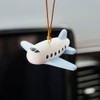 AMIORO Airplane Car Mirror Hanging Accessories Creative Auto Decor Car