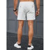 JMIERR Men's Waffle Shorts Summer Leisure Stretch Elastic Waist with