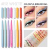 Coloured Eyeliner Liquid Eyeliner, Matte Eyeliner Pencil, All Day Long-Lasting