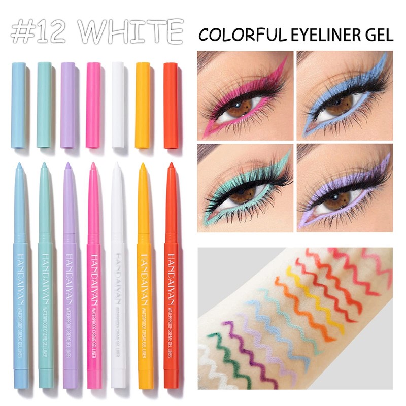 Coloured Eyeliner Liquid Eyeliner, Matte Eyeliner Pencil, All Day Long-Lasting