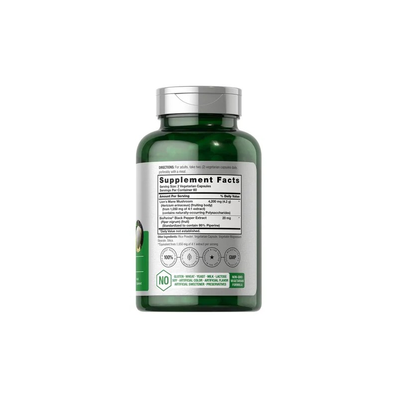 Extracto de Hongo Melena de León 4200 mg Lions Mane