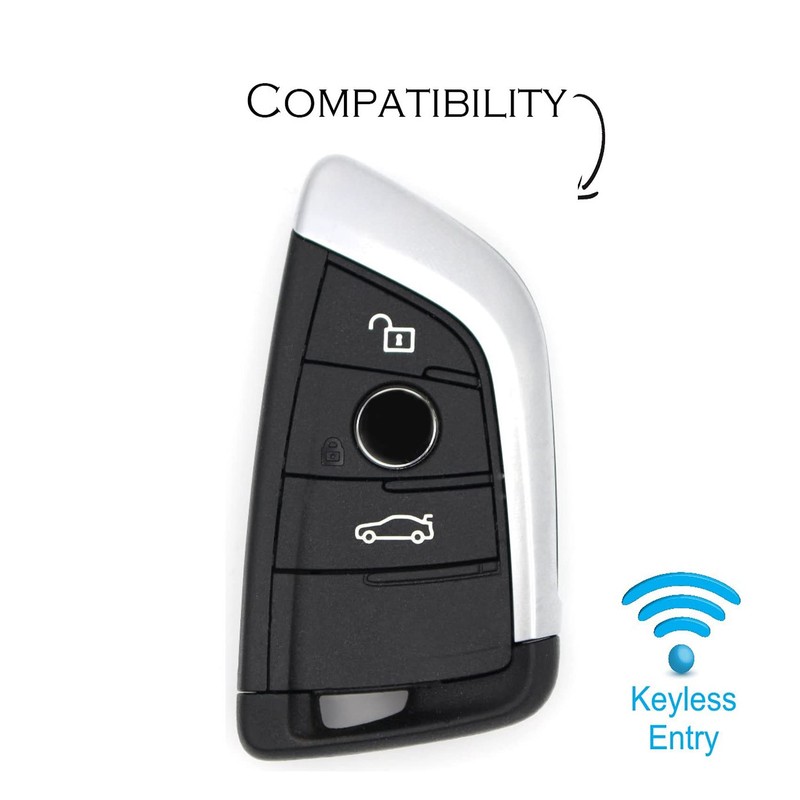Car Key Case for 3-Button Car Key TPU Protective Case
