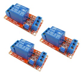 KKHMF 3pcs 5V 1 Channel Relay Module High Low Level Trigger "Domestic Delivery"