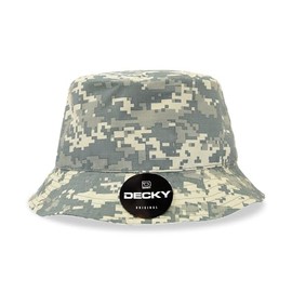 DECKY Standard Relaxed Ripstop Buckets, ACU, S_M, Multi