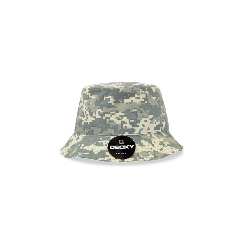 DECKY Standard Relaxed Ripstop Buckets, ACU, S_M, Multi