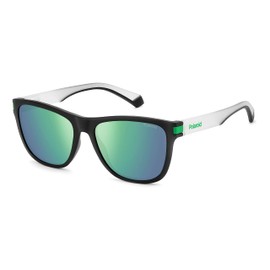 Polaroid PLD 2138/S Matte Black/Green 56/17/140 unisex Sunglasses