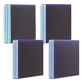 16Pcs Sanding Sponge Grit, Washable and Reusable Sanding Blocks,Sand Sponge for Wood, Metal, Furniture,Paint and Drywall( 4 Assortment Grade )