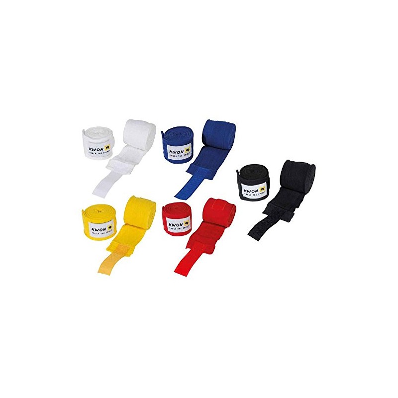Kwon Elastic Boxing Hand Wraps Red