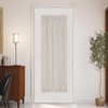 PANOVOUS Curtains for Side Door Windows - Rod Pocket Blackout