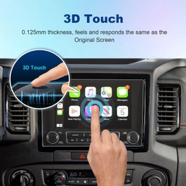 Coleya (2pcs) 2022 2023 2024 2025 Frontier (S) Screen Protector for Nissan Frontier (S) 8-inch Touch Screen, High Clarity Protective Film 2025 Frontier Pickup Dispaly Accessories 8"