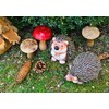 XL Decorative Figurine Hedgehog Ceramic Garden Hedgehog Decorative Hedgehog with
