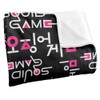 Squid Game LOGO PATTERN Silky Touch Super Soft Throw Blanket