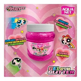 POWERPUFF GIRLS® BY AQUA NET® GEL CON GLITTER 250 G
