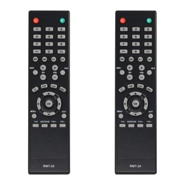 2-Pack RMT-24 Remote Control Replacement - Compatible with Westinghouse WD32HT1360 TV