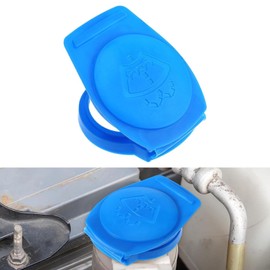 Lid for windscreen washer container, 3Q0955455 windscreen wiper water washer container tank cap, car windscreen wiper accessories, blue universal windscreen washer container cap, wiper water lid