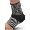 CEP Max Support Ankle Sleeve, Black/White, Unisex, S
