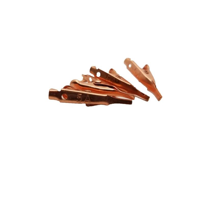 ProTechTrader Solid Copper Alligator Clips (4 pack) - Soldering Heat