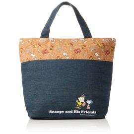 Skater KBCO2 Cork x Denim Insulated Bag, M, Snoopy Peanuts