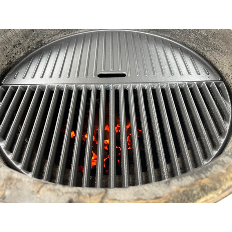 18" Half Moon Grill Griddle For kamado joe Classic I,