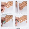 Nail Training Practice Hand Professional Bendable Silicone Female Mannequin Hand