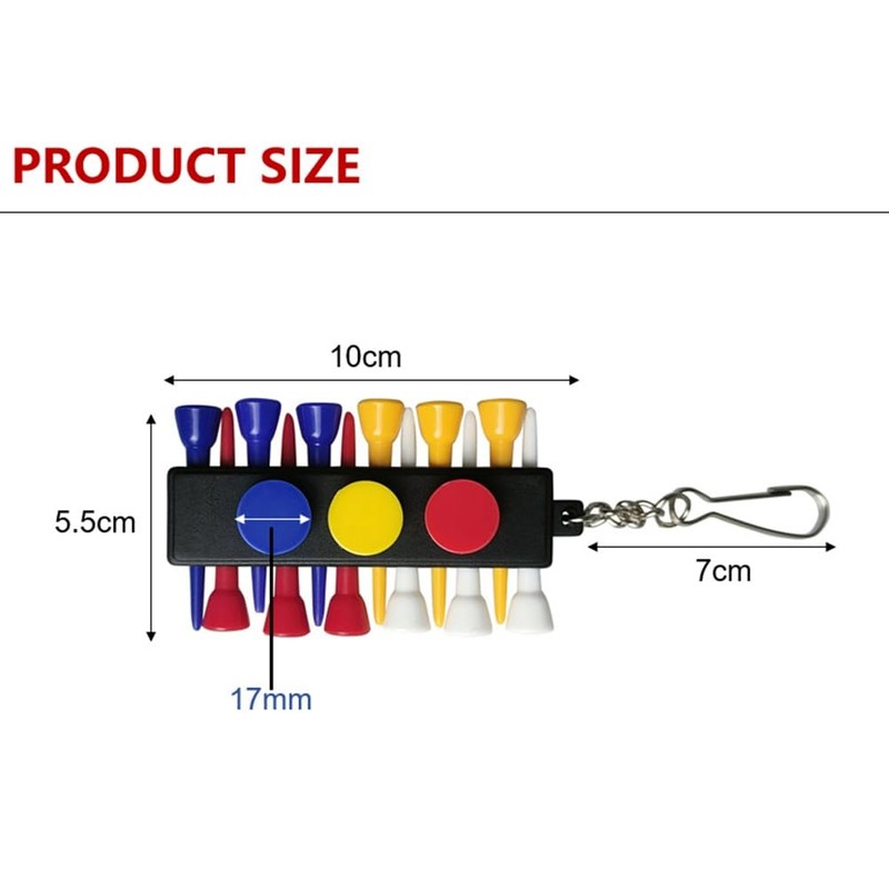 10 Sets Golf Hook Set Golfs Holder Golfs Kit Tee