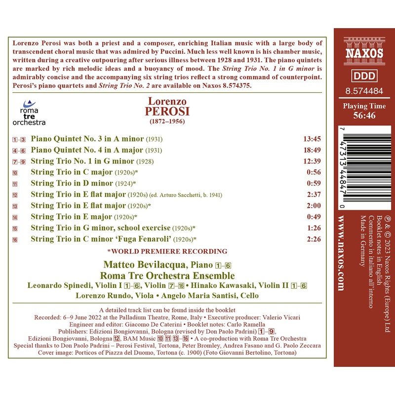 Piano Quintets Nos. 3 and 4 / String Trios