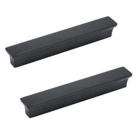 AOKENBAO-4inch Black Kitchen pulls Black Drawer pulls Kitchen Handles for cabinets Kitchen Handles Black Square Cabinet pulls Drawer pulls Black Kitchen Handles