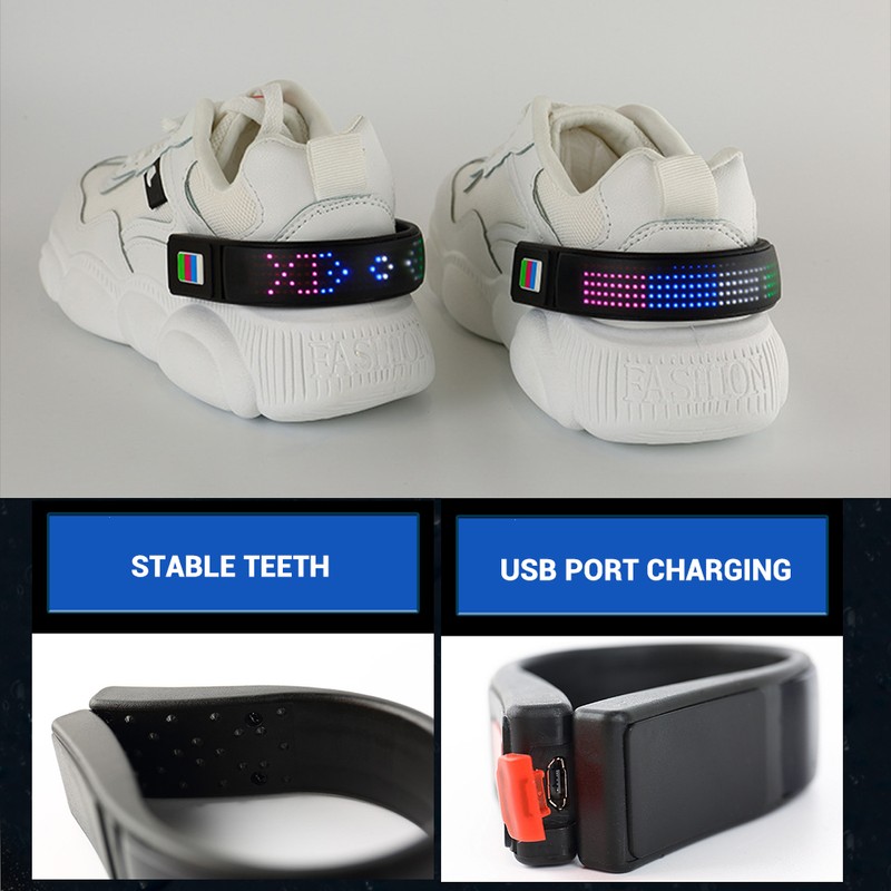 Flash Led Shoe Clip Light Shoe USB Safety Led Light