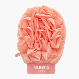 2-in-1 Tanera Skin Exfoliating Glove for Body - The Original from The Lion Cave - Rubed Skin, Keratosis Pilaris, Self-Tanning Removal, Blemished Skin, Strawberry Legs, Kessa Hamam Body Scrub