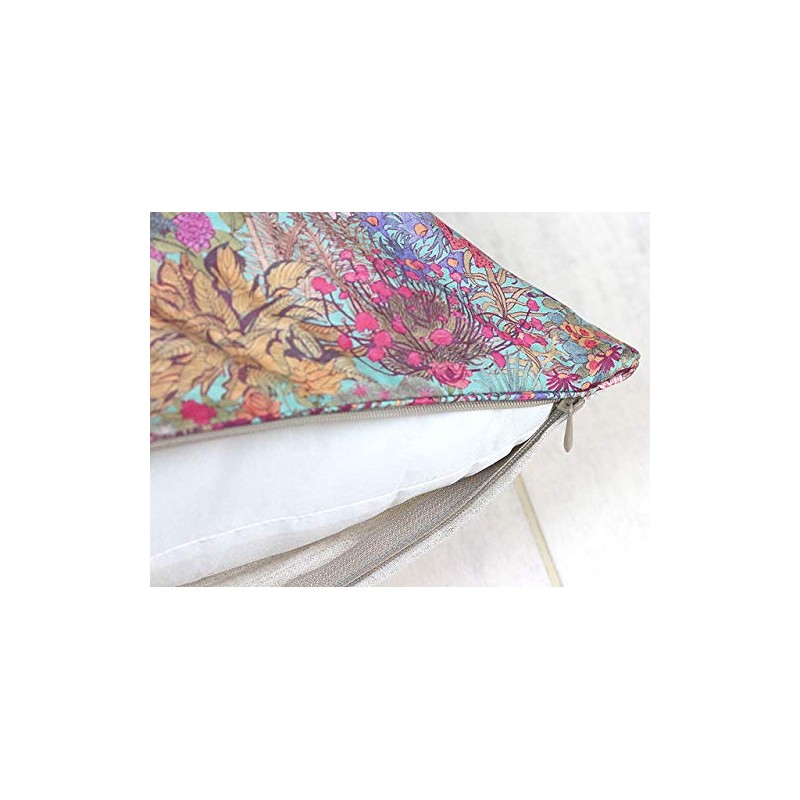 DDintex Floret LONDON Cushion Cover Alice's Garden Turquoise 45x45cm [With