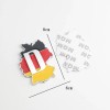 Maxhanest Metal German Flag Germany Map Car Side Trunk Emblem