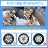 6 Pack Universal Tire Chains,Emergency Portable Snow Chains Suitable for