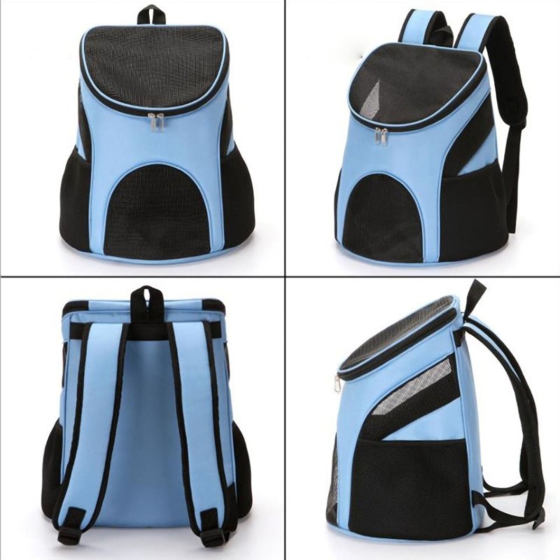 Pet Breathable Backpack Shockproof Foldable Cat Travel Carrier with Carry