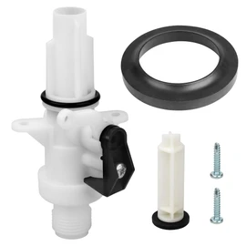 13168 Upgraded RV Toilet Water Valve Kit Compatible with Thetford Aqua Magic IV Toilets, Toilet Valve Replace Magic IV RV Toilets High and Low Models, Rv Toilet Parts for Thetford with Flange Seal