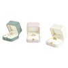 Oirlv H17505 Ring Case, PU Leather, Portable, Mini for 1