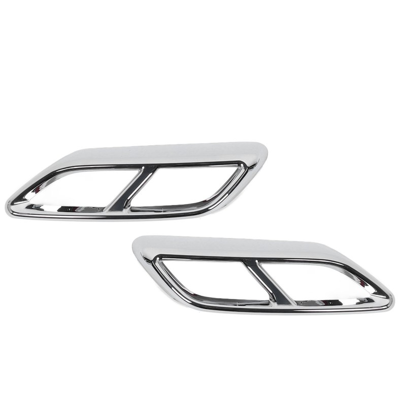 2PCS Exhaust Muffler Tail Pipe Cover Left Right Decorative Tail