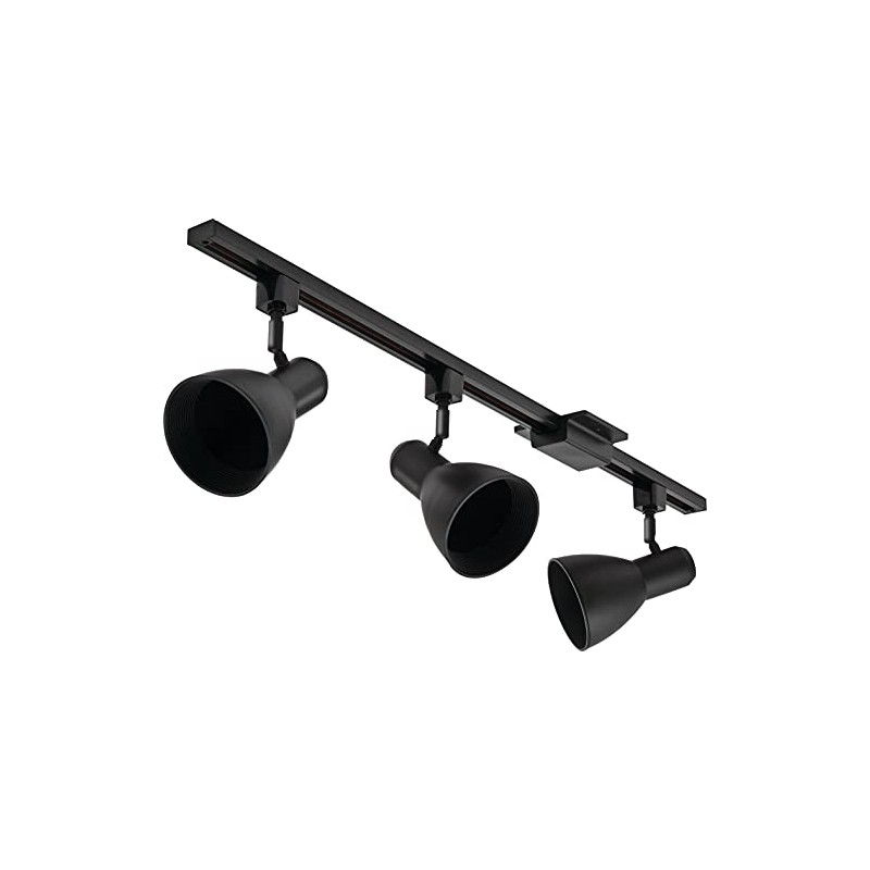 BR30 Step Baffle Track Kit, Black, Master Pack of 2