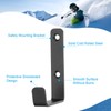 PATIKIL 3" Snowboard Wall Mount Clips, 6 Pcs Coat Hooks,
