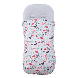 JYOKO Kids Footmuff for Pushchair Compatible with Baby Jogger City Mini (Cotton, Dino Party)