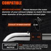 LCGP Turn Down Exhaust Tip 3.5" Inlet, 3.5" Inside Diameter