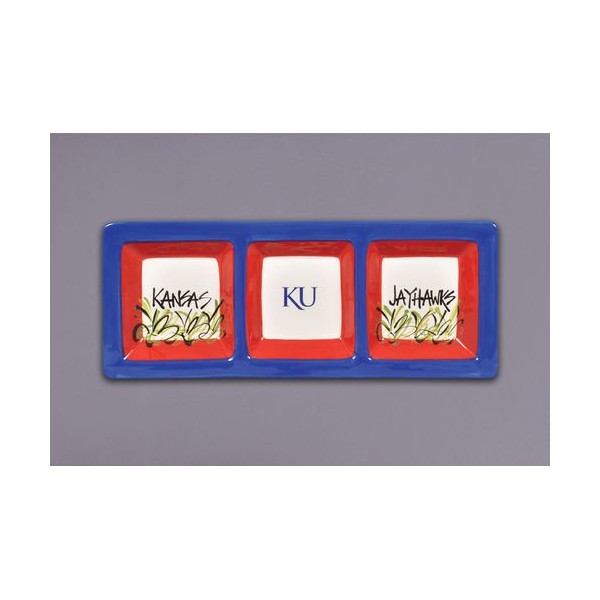 3 Section Serveware Tray (Kansas Jayhawks)