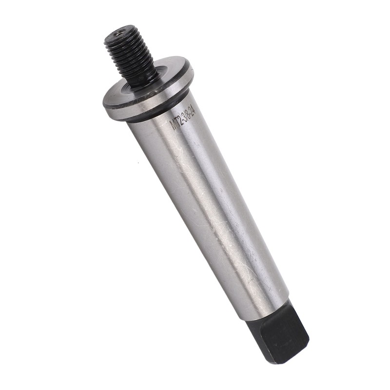 Drill Chuck Arbor MT2 Shank to 3/8in‑24 Threaded Hardened Morse